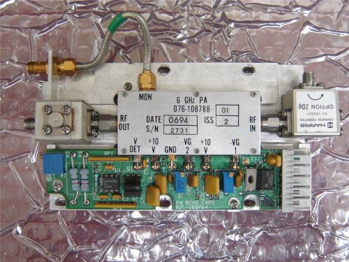 Harris Farinon Microwave 6 GHz PA 076-108788-01 ISS 2 Opt 101/104
