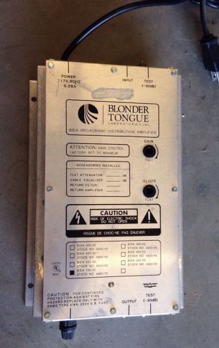Blonder Tongue BIDA 750-30 Broadband Distribution Amplifier 5400-73