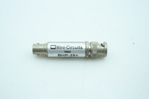 Mini-Circuits BHP-25+ High Pass Filter HPF 0.5W BNC TESTED  by the spec