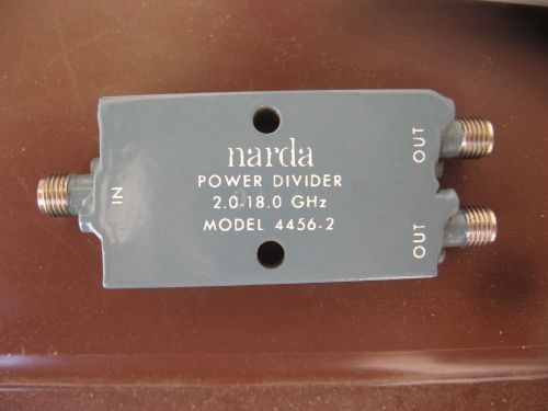 Narda 4456-2 Power Divider 2-18GHz SMA Free Shipping New Old Stock
