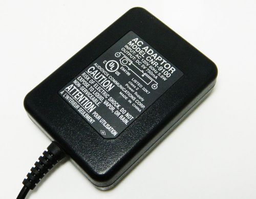 Audiovox Communications Model CNR-9100 Power Supply AC Adaptor 5 V 750 mA