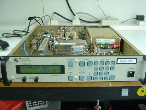 Miteq U-9455-2 Upconverter 70Mhz to 12.75-13.25 GHz tested working