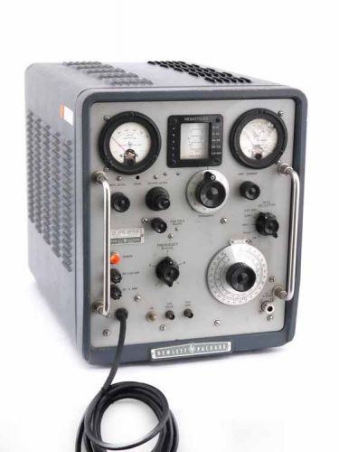 Hp agilent 608c 480mhz 5-cycle frequency source vhf microwave signal generator for sale