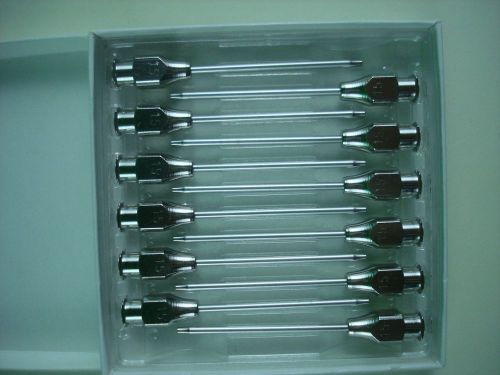 Lot of 12 Ranfac Dispensing Needles 15 ga x 18 ga x 38mm Blunt 77044-01m