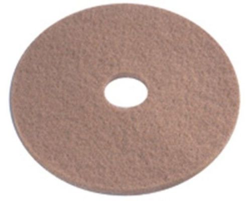 Dry Buffing pad  set of 5 For Slow Speed  14&#034; Tan-Buff Mildly Abrasive Disc