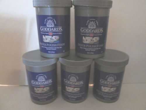 5 jars goddards silver polish foam 18 oz   you&#039;ll receive 5 bottles of 18oz. for sale