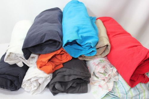 TShirt Cotton Lint Free Cleaning Rags Shop Washing Artist Projects 5lb Box Uncut
