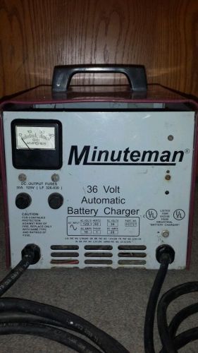 Minuteman 36volt/20amp #957727 automatic battery charger. list $769.28 for sale