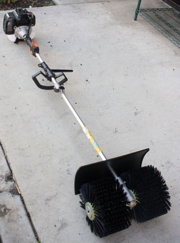 52cc GAS POWER HAND HELD WALK BEHIND SWEEPER BLOOM CONCRETE DRIVEWAY CLEANING