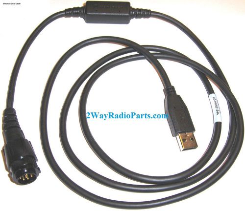 Real OEM Motorola MotoTRBO Programming Cable USB HKN6184 A C XPR5350 XPR5550