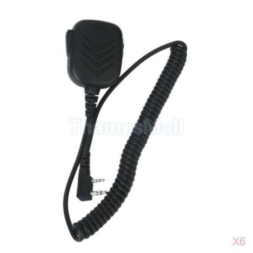 6x handhold mic speaker for kenwood radio walkie talkie th-f7 tk-3160 tk-253 for sale