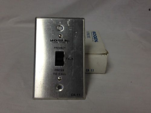 Bogen CA-11 Press To Call - Privacy 3 Position Switch