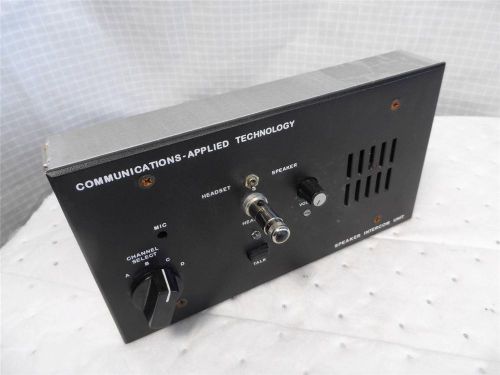Communications-applied technology speaker intercom unit model number unknown for sale