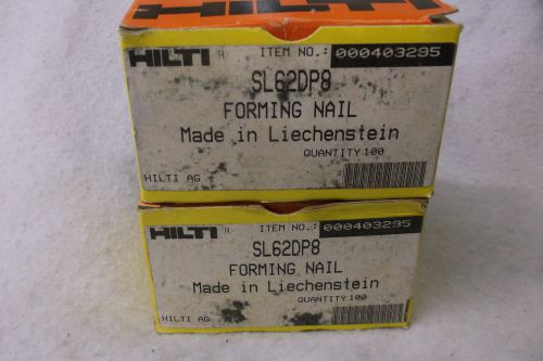 HILTI FORMING NAILS FOR CONCRETE 200 NAILS NEW