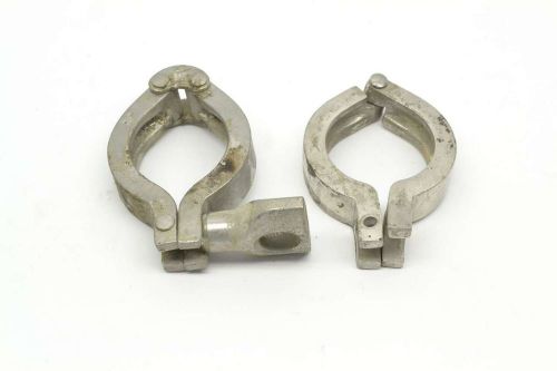 LOT 2 TRI CLOVER ASSORTED STAINLESS SANITARY 1-1/2IN CLAMP B420522