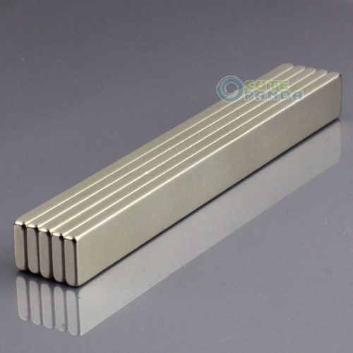 5pcs N50 Strong Block Cuboid Bar Magnets 100mm x 10mm x 3mm Rare Earth Neodymium