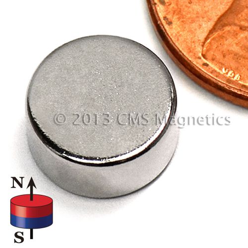 Neodymium Disk Magnets N42 3/8&#034; x 3/16&#034; NdFeB Rare Earth Magnets Lot 100