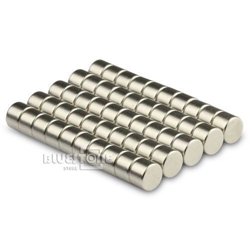 50 pcs Strong Mini Round N50 Disc Cylinder Magnets 7 * 5 mm Neodymium Rare Earth