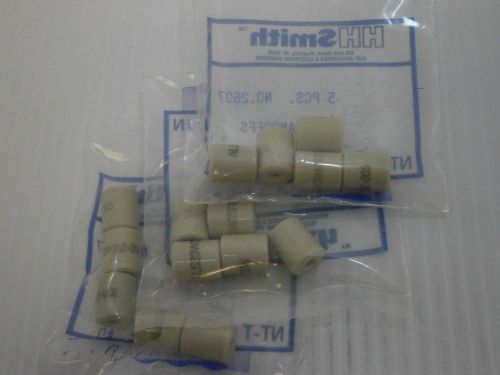 Hh smith 2607 1/2 ceramic standoff round 8-32 nl523w02005 5/8 l lot of 15 #351 for sale