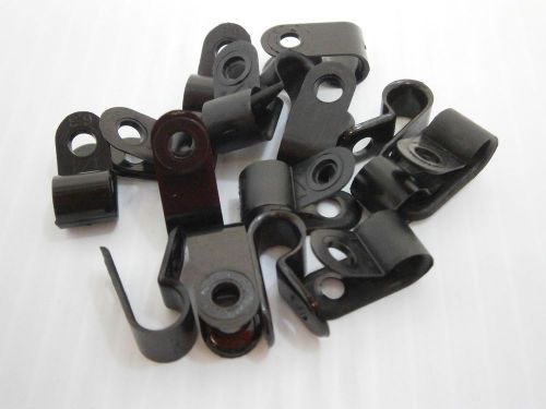 Ico rally cln black 5/8 cable wire clamp electrical hose nylon lot of 109 #555 for sale