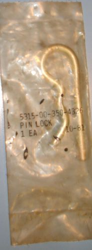 Lot of 2 3.25x1&#034;(8.89mm) heavy duty pin lock cotter key 5315-00-350-32610-81 nos for sale