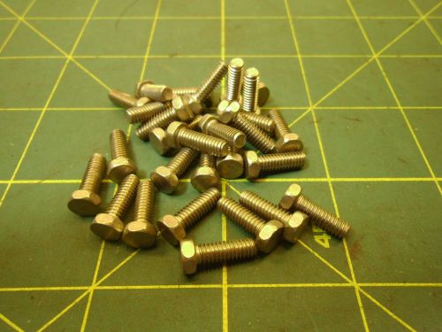 Hex head cap screw 8-32 x 1/2 qty 100 stainless steel # 52972 for sale