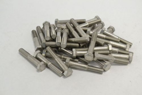 LOT 39 NEW THE F593G316 STAINLESS HEX CAP SCREW STANDARD 1/2 - 11 X 3 B248216