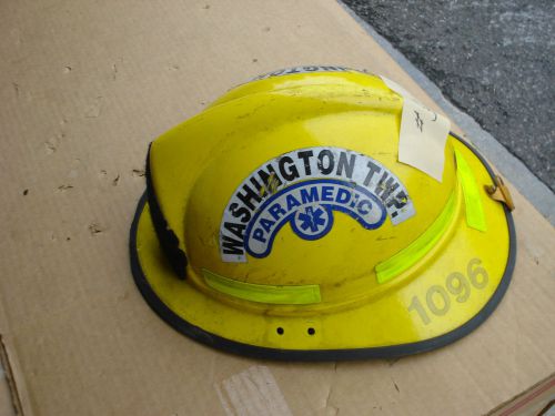 Yellow helmet morning pride ht-lf2-hdo (no liner) firefighter turnout  gear #33 for sale