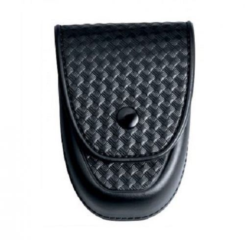 Asp 56147 basketweave black single chain or hinged handcuff case for sale