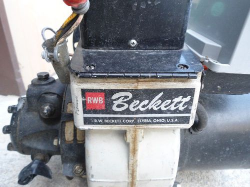 Beckett oil burner unit model kcp 48 boiler / furnace / fire gun / motor flame for sale