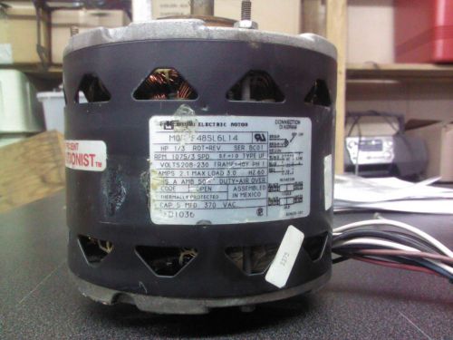 Motor, PSC, 1/3 HP, 1075, 208-230V, 48Y, Century FD1036