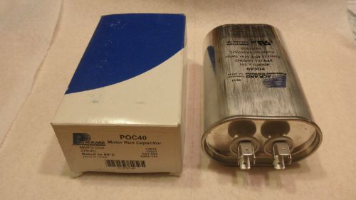 Packard motor run capacitor 40 mfd 370vac poc40 protected for sale