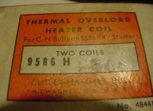 Vintage Thermal Overload Heater Coils from Cutler Hammer Inc. Dated Jan. 1935,