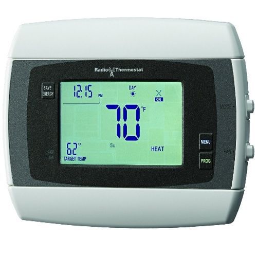 RADIO PROGRAMMABLE COMMUNICATING THERMOSTAT TOUCH SCREEN 7 DAY WIFI CELL PHONE !