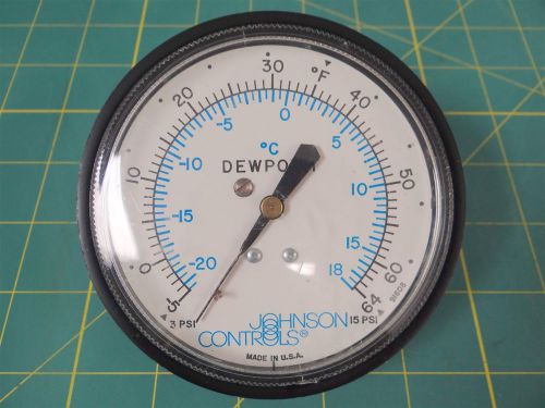 Johnson Controls Temp / Dewpoint Gauge  -5 to 64 deg. F/ -20 to 18 C   T5500-116