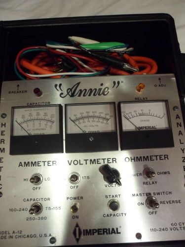 NOS Annie Hermetic Compressor Analyzer Hermeti-Check-uei NOS