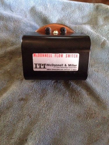 MCDONNELL &amp; MILLER 1/2 NPT FS1 FLOW SWITCH *NEW* FREE SHIPPING