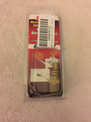 Camco 59903 propane quick-connect fitting - 1/4&#034; npt x full flow male plug b1 for sale