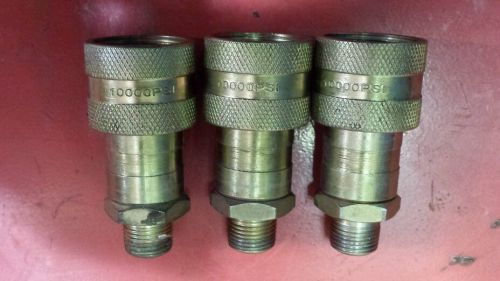 3/8&#034; 10,000 psi High Pressure Hydraulic Quick Coupler Enerpac-style