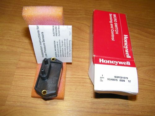 Honeywell 163pc01d75 micro switch,low pressure,8v,ref:sqa9075,min press:0in-h20 for sale