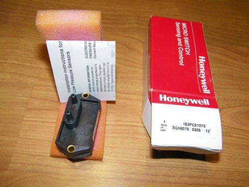 HONEYWELL 163PC01D75 MICRO SWITCH,LOW PRESSURE,8V,REF:SQA9075,MIN PRESS:0IN-H20