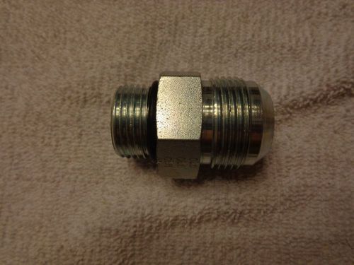 1&#034; Male JIC 37° x 3/4&#034; Male O-Ring Steel Straight Connector (QTY 25)