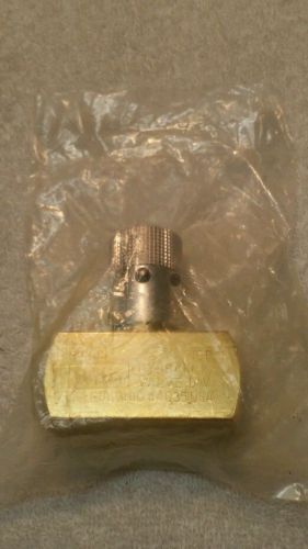 Parker n800b brass needle valve 1/2&#034; npt port 15 gpm 2000 psi new for sale