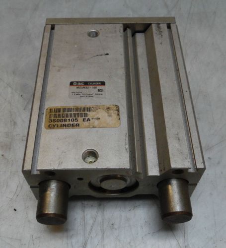 NEW OLD STOCK SMC Pneumatic Guided Cylinder, MGQM32-100, NNB, WARRANTY