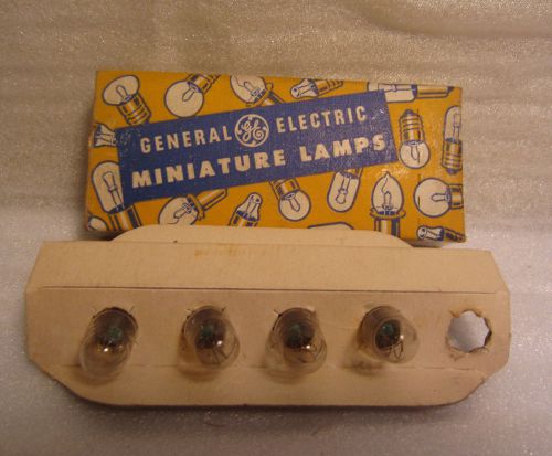 Box Of 4 GE General Electric 1829 GE1829 Miniature Light Bulb Lamps NOS