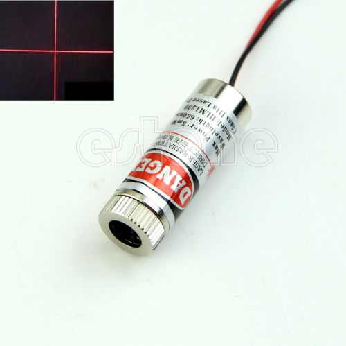 Adjustable red 5mw 650nm cross laser module focus laser head industrial grade for sale