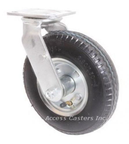 10PPNTS 10&#034; Swivel Caster Pneumatic Wheel 350 lbs Capacity Ball Bearings