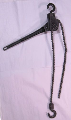 ANTIQUE 1920’s COFFING  3/4  TON CHAIN HOIST  w/ 5’ CHAIN - MADE in USA