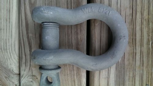 K Clevis Rigging Shackle WLL 8 1/2 T  1 1/8 Pin