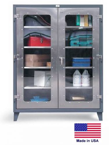 STAINLESS STEEL CABINET Commercial/Industrial - View Window - 78 H x 24 D x 48 W